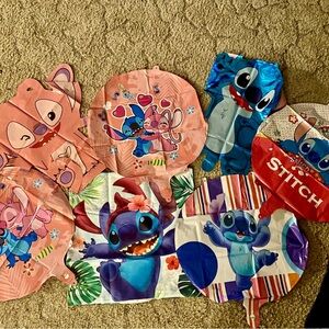 Colorful Stitch and Angel Balloons and Zipper pillow case
